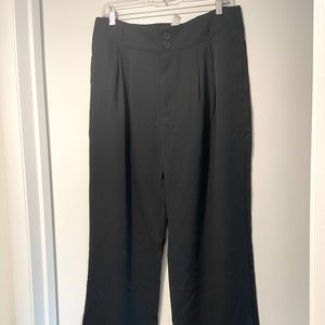 High waisted straight leg pant